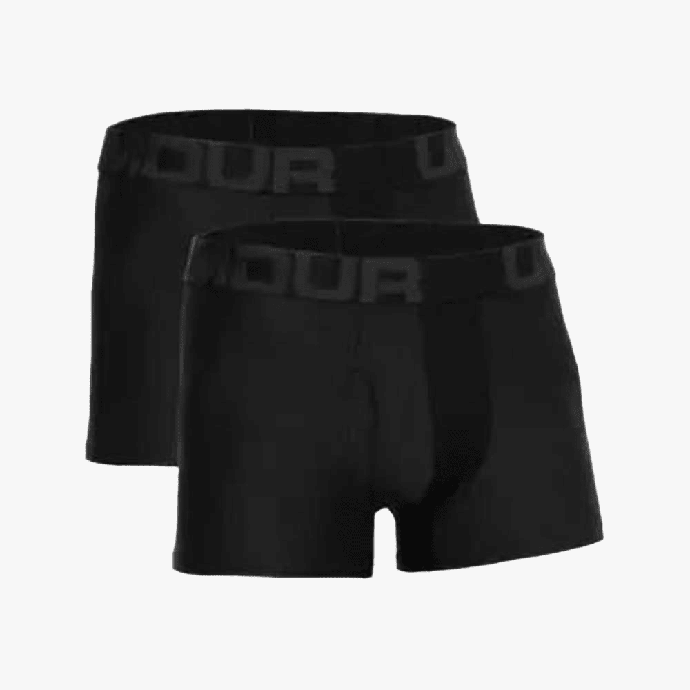 Under Armour Mens Ua Tech 3" Boxerjock 2 Pack 001 Black | Under Armour