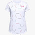 Under Armour Girls Twitch Multi Print Short Sleeve Tee White 100 | Under Armour