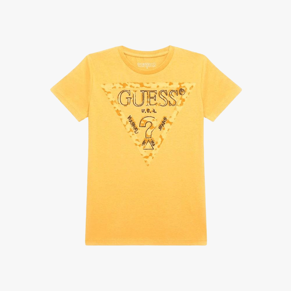 Guess Boys Short Sleeve Tee Yellow | Guess