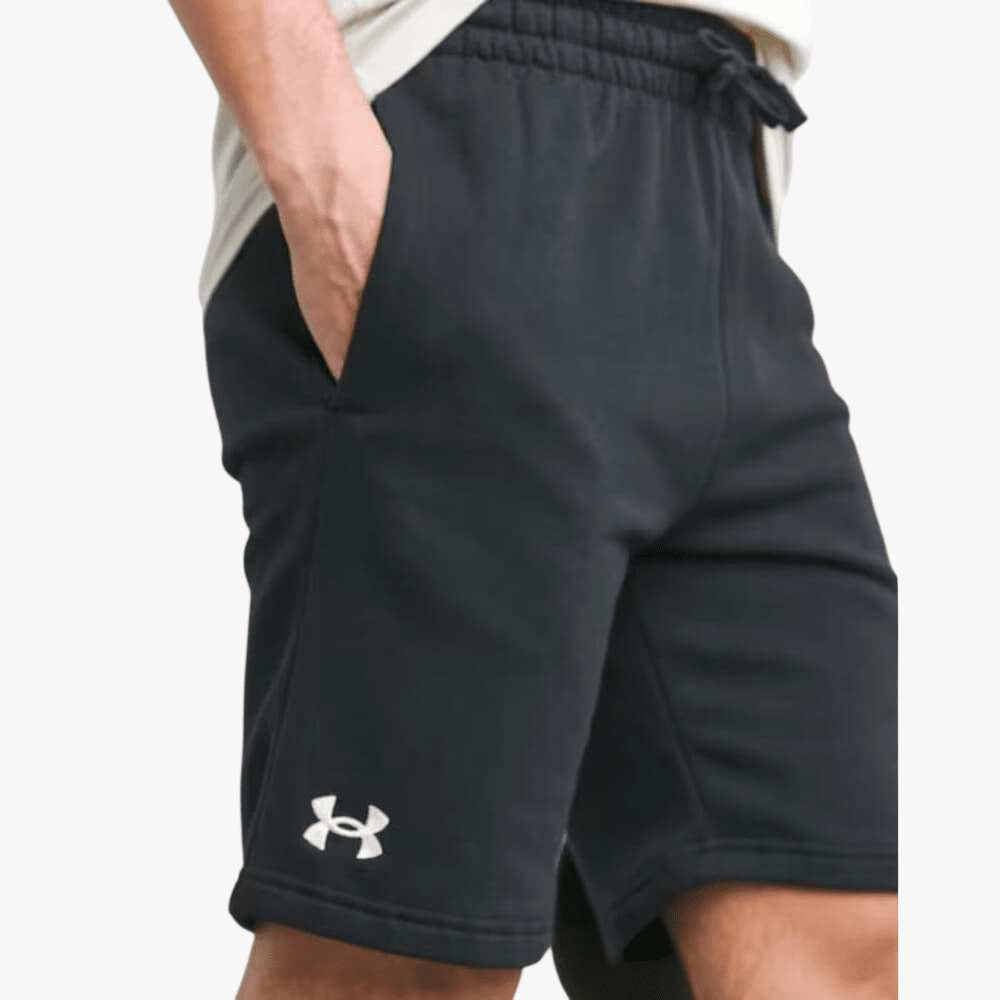 Under Armour Mens Rival Fleece Shorts Black | Under Armour