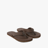 Ripcurl Mens Revival Open Toe Sandal Dark Brown Leather | Ripcurl