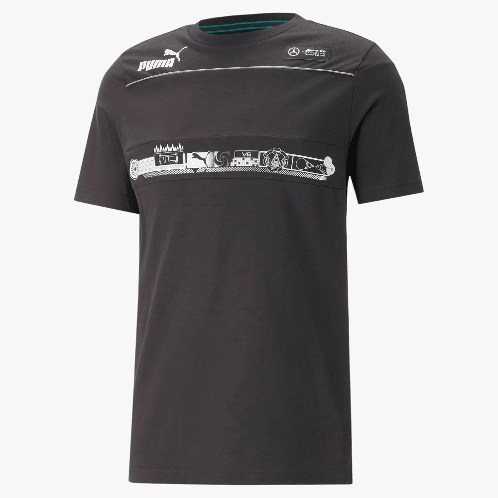 Puma Mens Mapf1 Sds Short Sleeve Tee Black | Puma