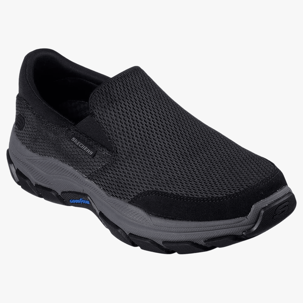 Skechers Mens Respected Shoe Black | Skechers