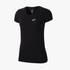 Nike Womens Nsw V Neck Short Sleeve Tee Black | Nike