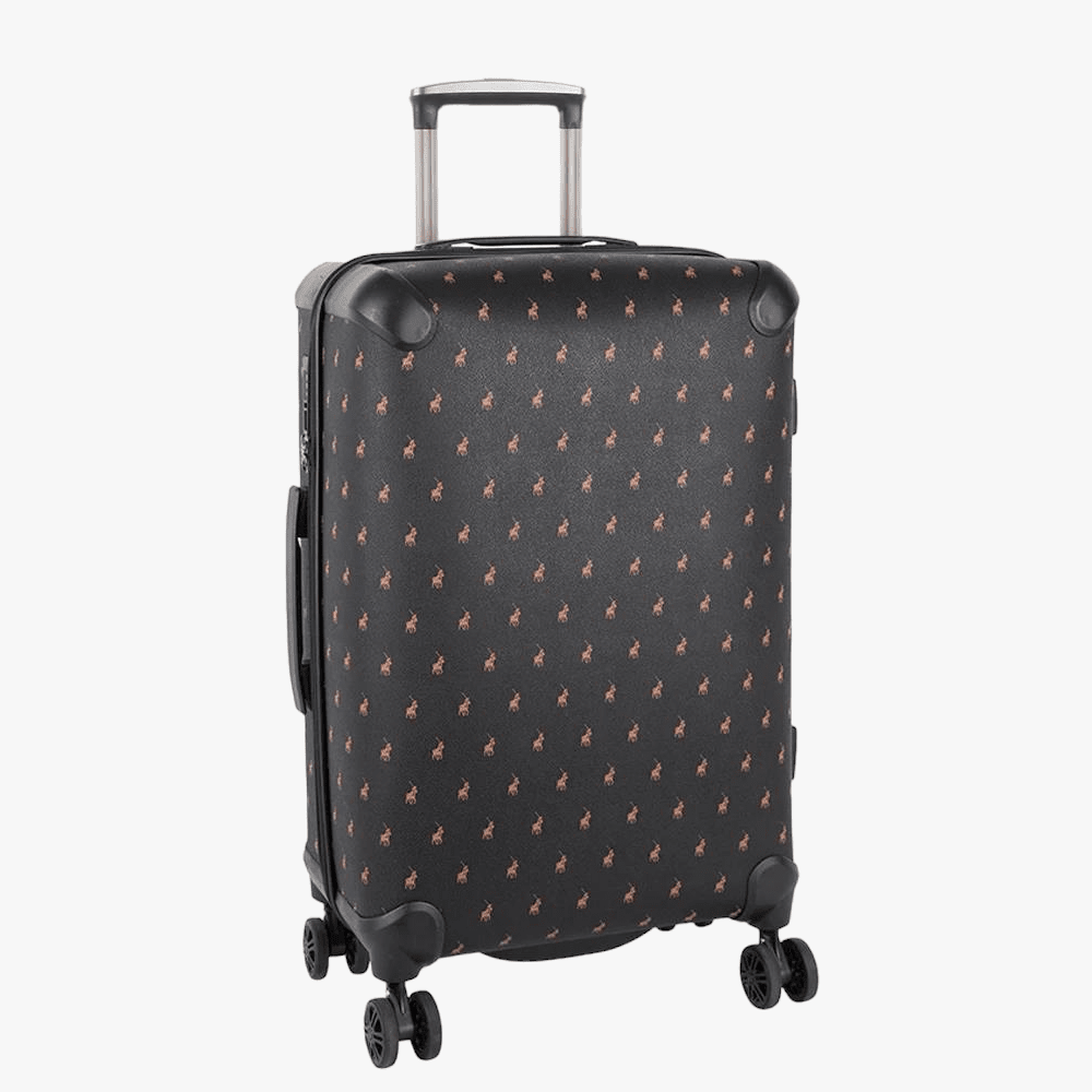 Polo Classic Double Pack Medium Trolley Case Black | Polo