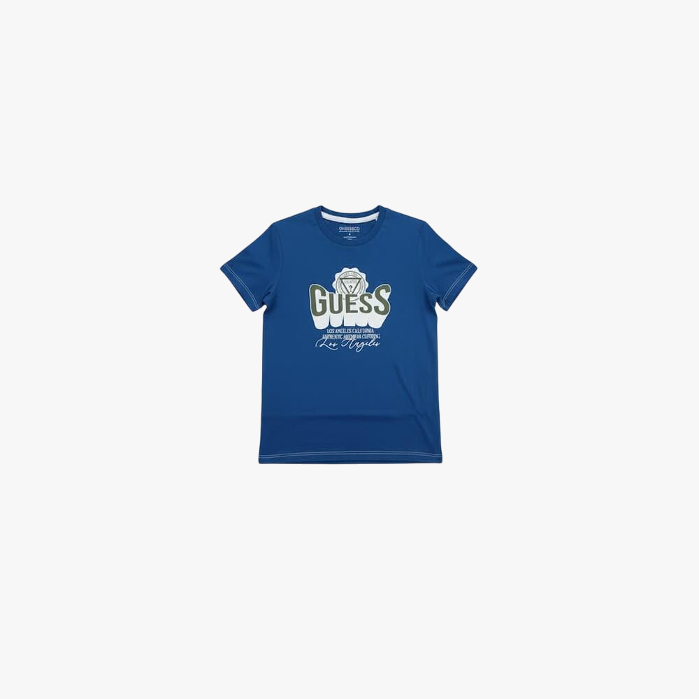 Guess Boys Short Sleeve Tee Blue