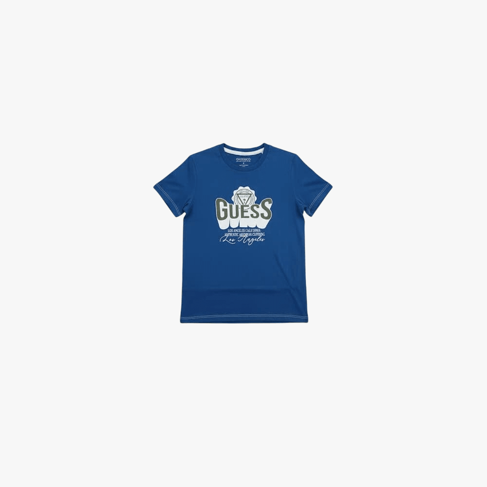 Guess Boys Short Sleeve Tee Blue | Guess