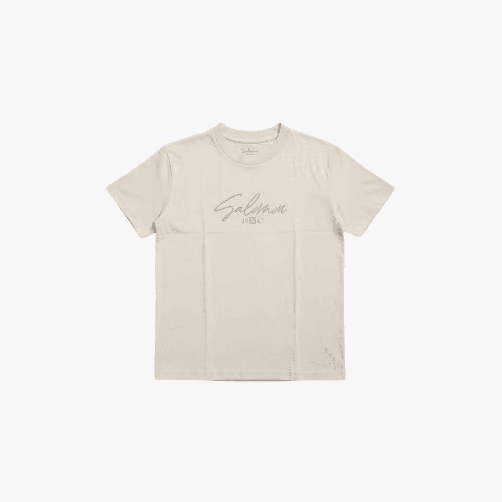 Salomon Womens New Wave Short Sleeve Tee Rainy Day | Salomon