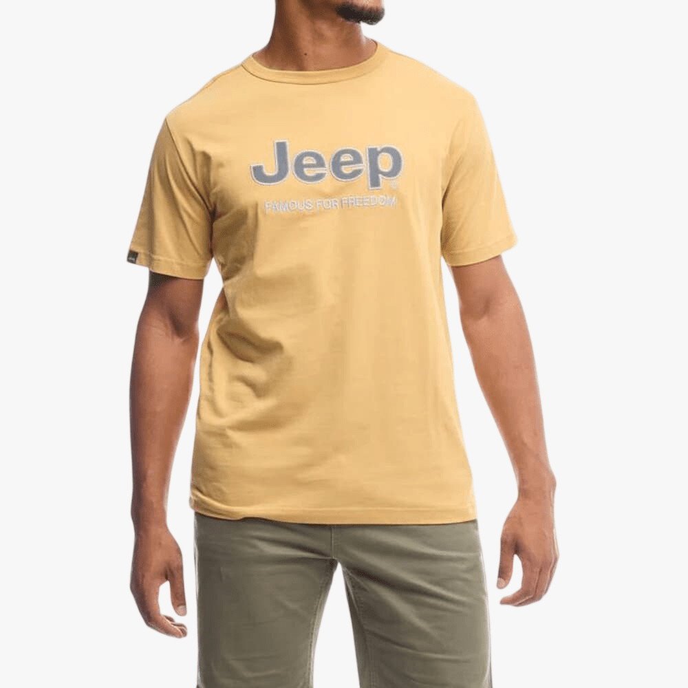 Jeep Mens Core Applique Tee Khaki | Jeep