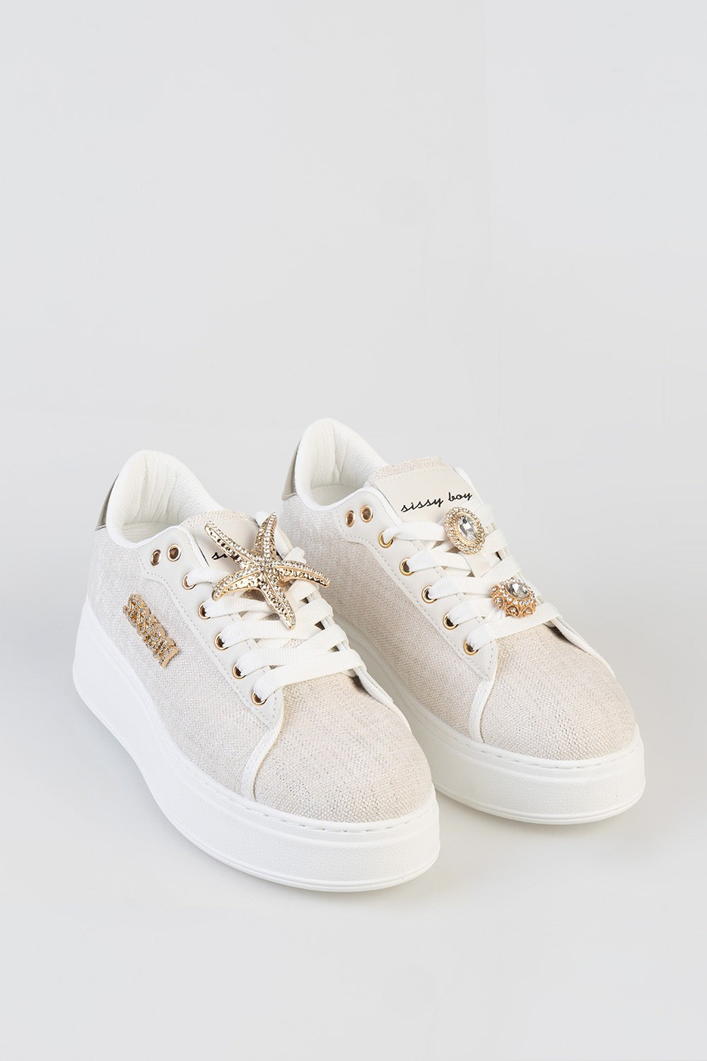 Sissy Boy Shiloh Platform Sneaker Stone