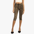 Sissy Boy Mid Waisr Pedal Pusher Front Tie Detail Animal Print Brown | Sissy Boy