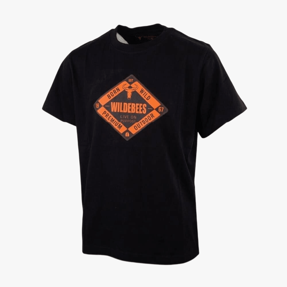 Wildebees Boys Danger Tee Black | Wildebees