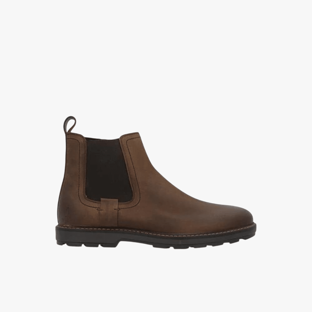 Hush Puppies Mens Amir Vintage Oily Pull Up Leather Brown | Hush Puppies