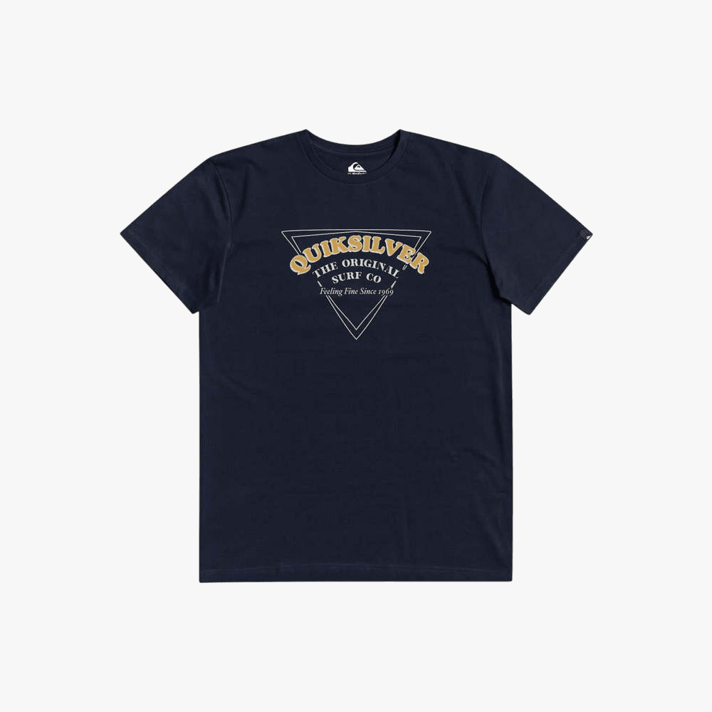 Quiksilver Mens Cloud Busting Short Sleeve Tee Navy Blazer | Quiksilver