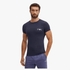 Emporio Armani Mens Short Sleeve Cotton Stretch Tee Navy | Emporio Armani