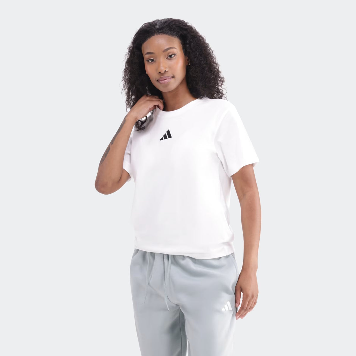 Adidas Womens Sl Sj T White
