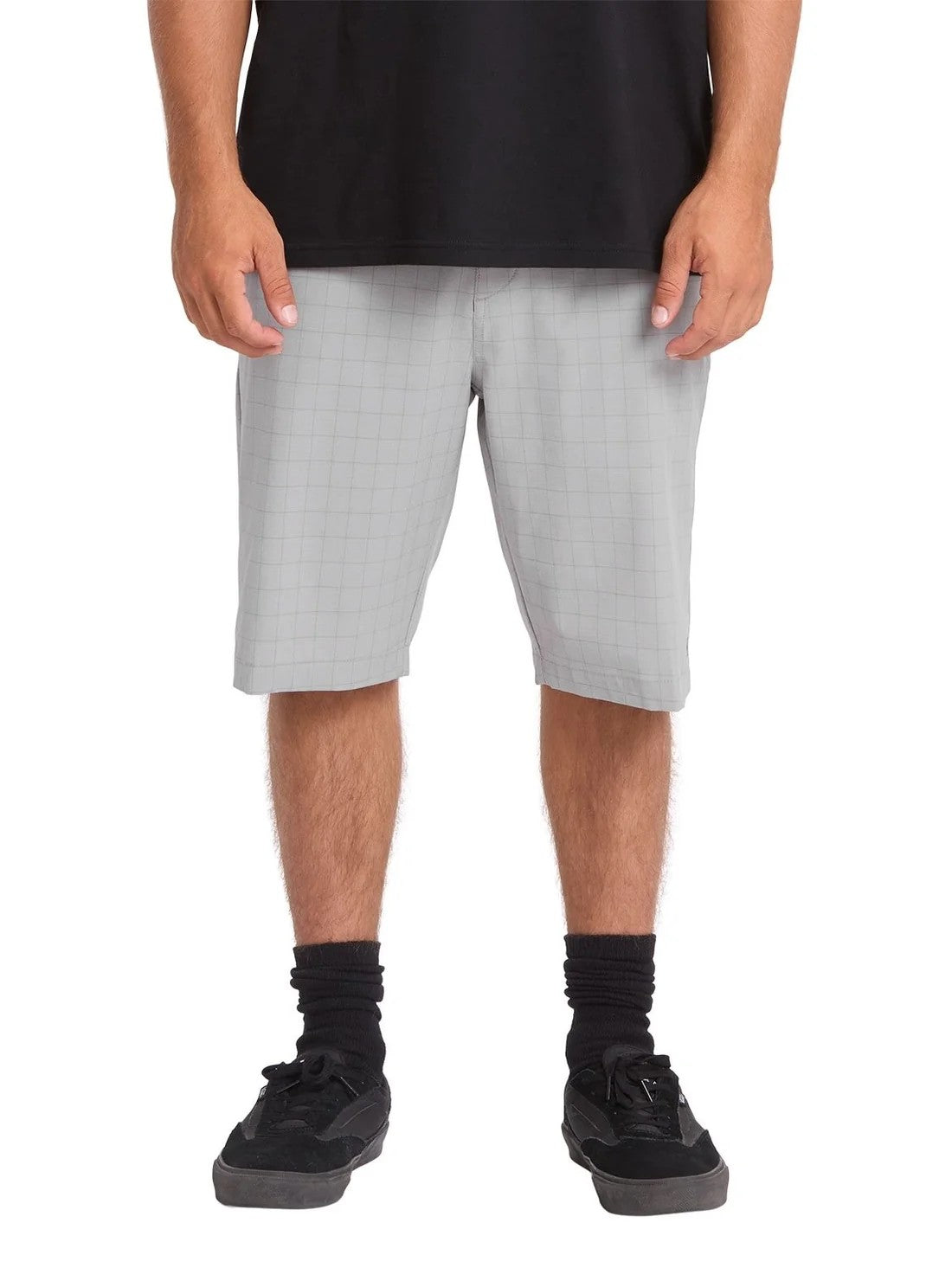 Billabong Mens Crossfire Submersible 21" Hybrid Shorts Silver