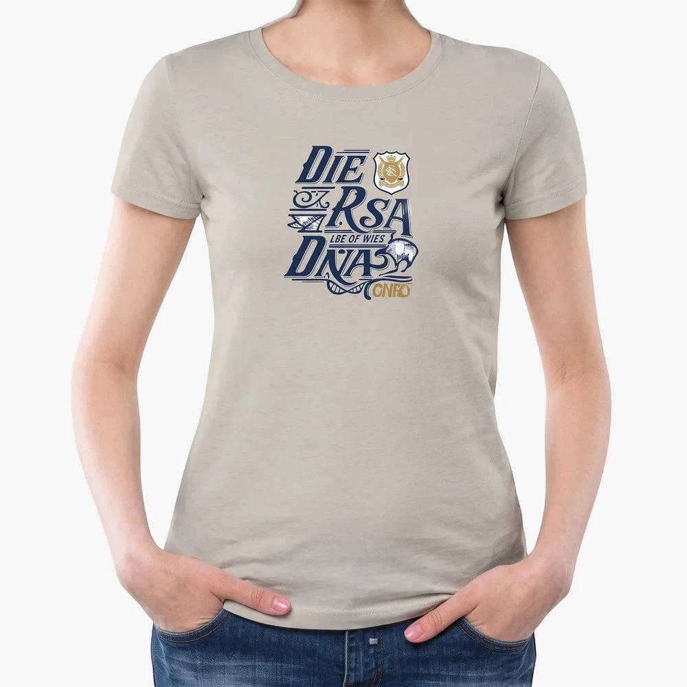 Boerboel Ladies Rsa Dna Premium Cotton Short Sleeve Tee Stone | Boerboel
