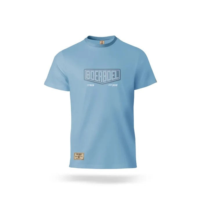 Boerboel Mens Mesh Printed Boerboel Tee Airforce Blue