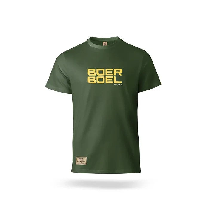 Boerboel Mens Printed Tee Bottle Green