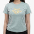 Boerboel Womens Premium Cotton Meilies Short Sleeve Tee Green Melange | Boerboel
