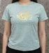 Boerboel Womens Premium Cotton Meilies Short Sleeve Tee Green Melange | Boerboel