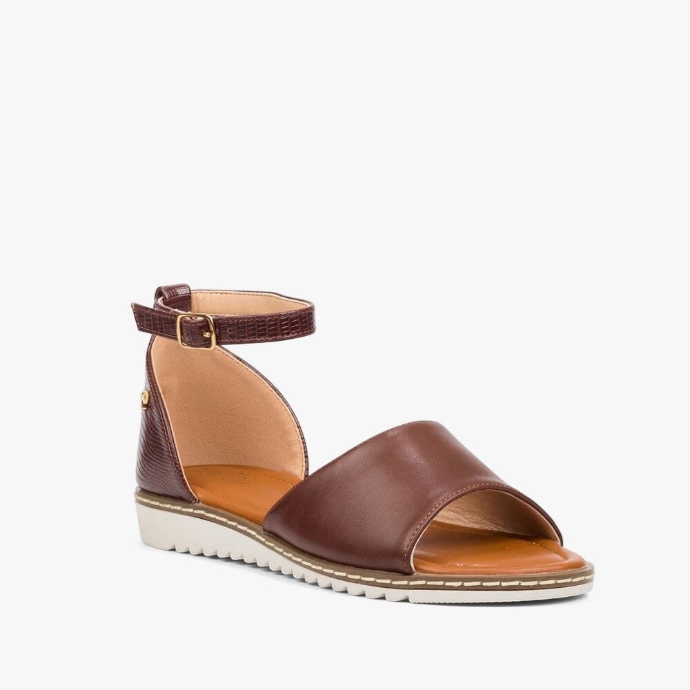 Butterfly Feet Womens Walnut Sandal Chocolate | Butterfly