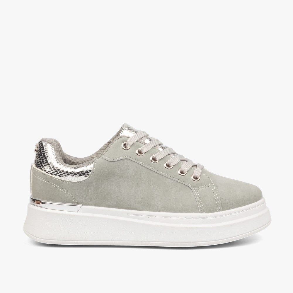 Butterfly Womens Campus 1 Sneaker Grey | Butterfly