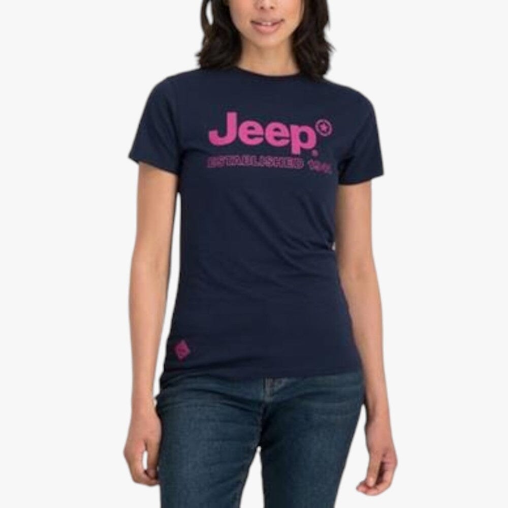 Jeep Womens 41 Short Sleeve Tee French Navy | Jeep