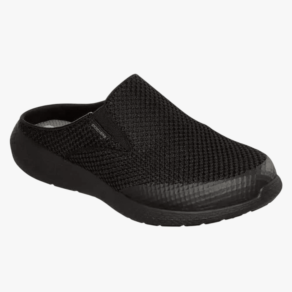 Skechers Mens Sports Mule Black | Skechers