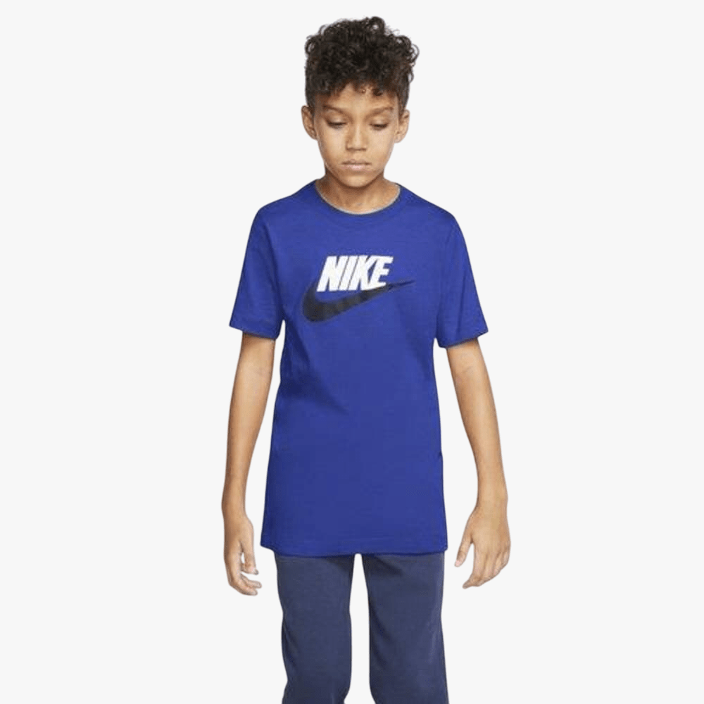 Nike Boys Futura Icon Short Sleeve Tee 481 Blue | Nike