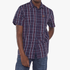 Jeep Mens Td Check Short Sleeve Shirt Navy Red | Jeep