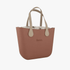 Fenn Original Tan Handbag P92 Inner Gold Zip Light Stone Handle | Fenn