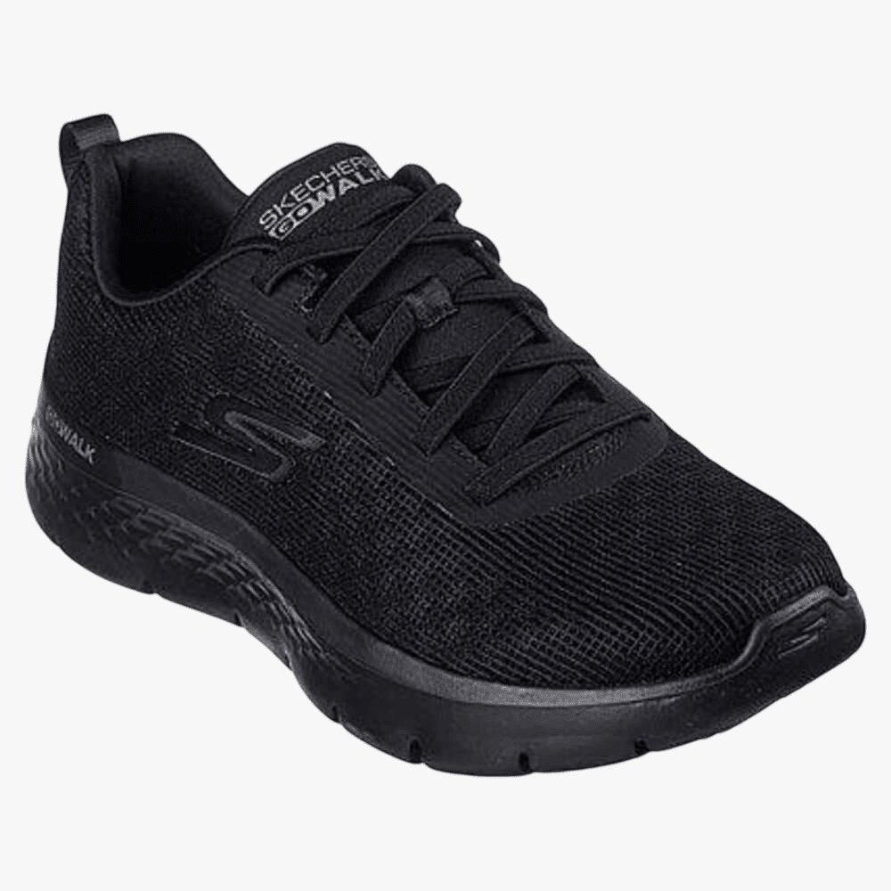 Skechers Womens Go Walk Flex Shoe Black Black | Skechers