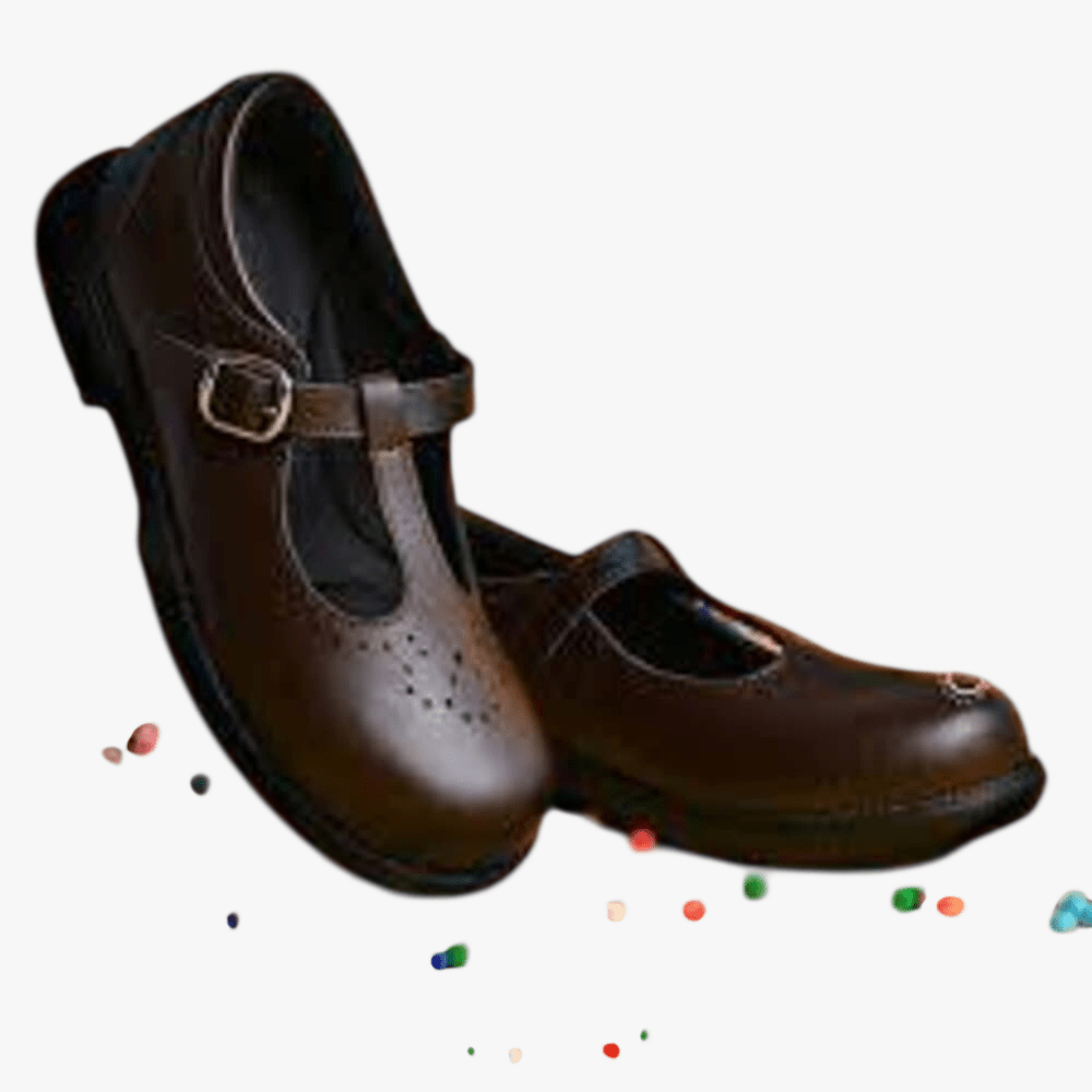 Green Cross Girls T Bar Older Girls School Shoe Brown | Green Cross