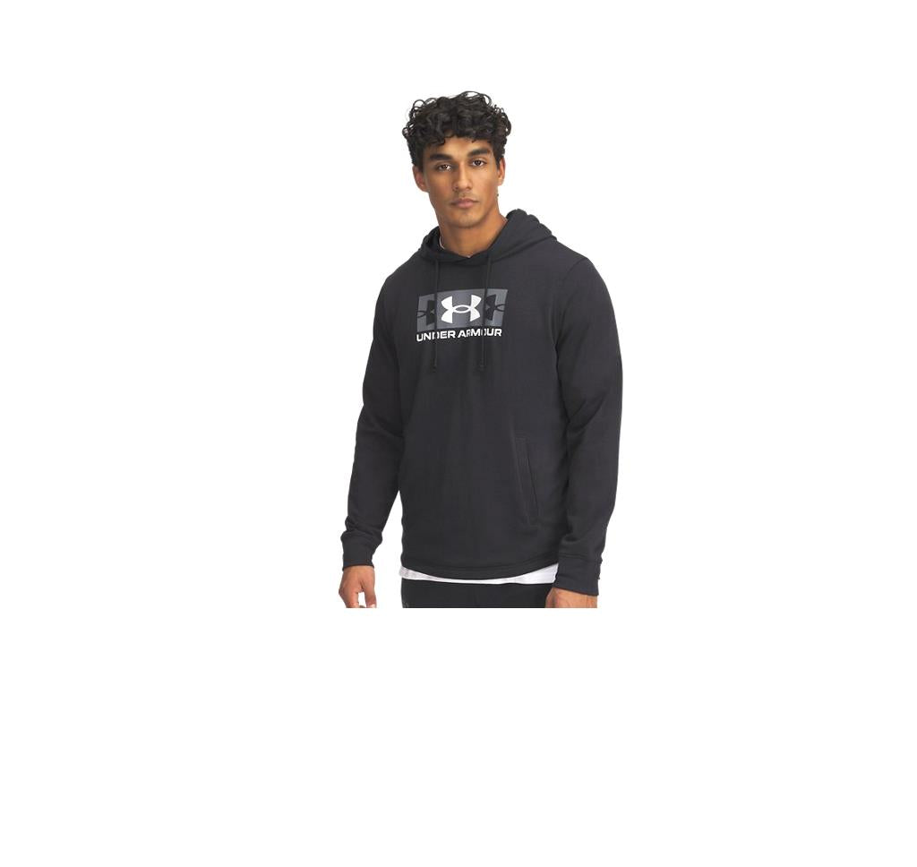 Under Armour Mens Rival Terry Logo Hoody 001 Black