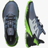 Salomon Mens Supercross 4 Trail Sneaker Flint Stone Black Green Salomon