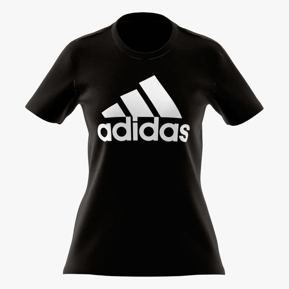 Adidas Womens Logo Short Sleeve Tee Black | Adidas