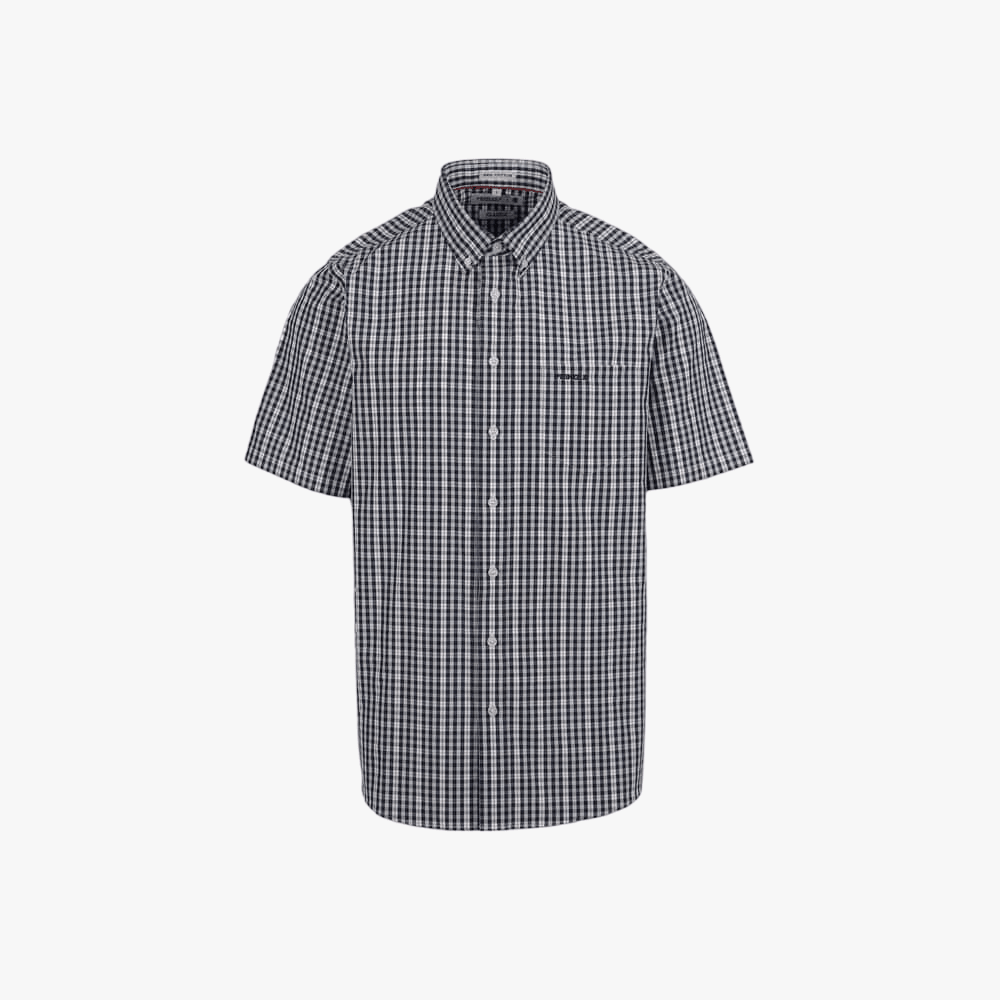 Pringle Mens Dion Short Sleeve Shirt Blue | Pringle