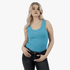 Guess Womens Traingle Bling Vest Blue | Guess