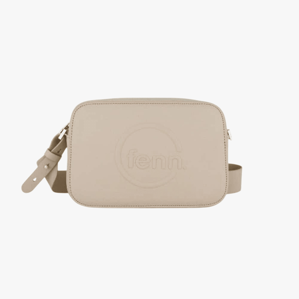 Fenn Sand Crossbody Gold Zip Bag | Fenn