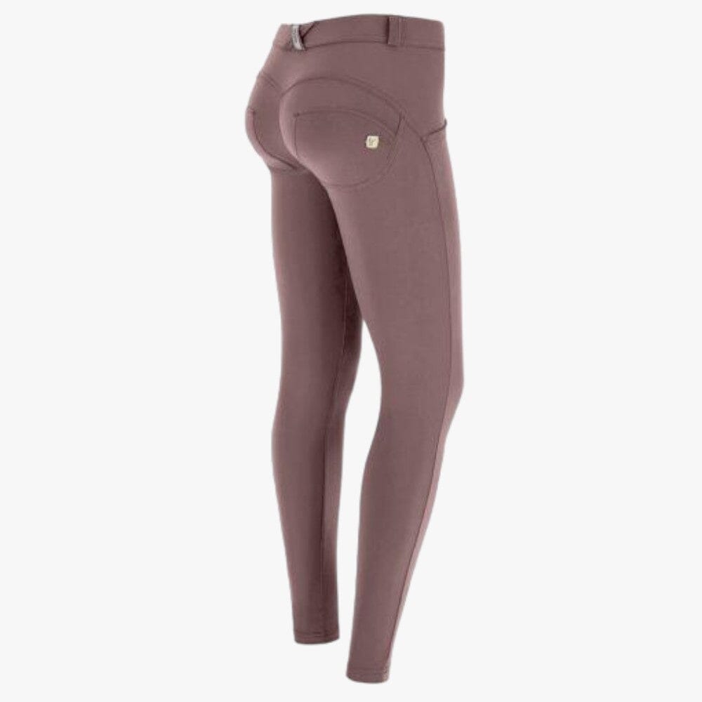 Freddy Womens Regular Skinny Push Up Trousers In D.I.W.O. Pro Twilight Mauve | Freddy