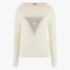 Guess Womens Triangle Logo Eliza Sweater Latte | Guess