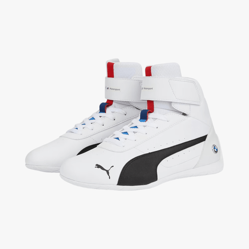 Puma Mens Bmw Mms Neo Cat Mid Sneaker White | Puma