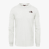 The North Face Mens Simple Dome Long Sleeve Tee White | The North Face