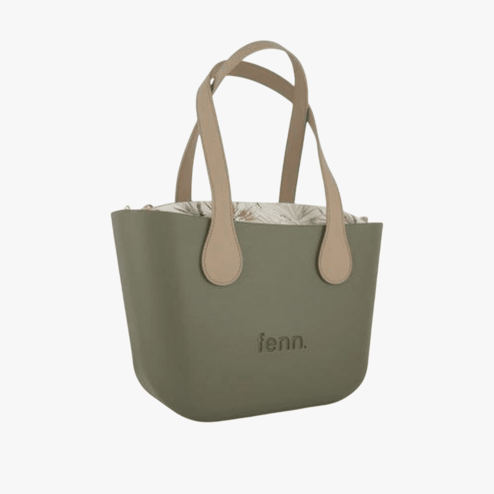 Fenn Petite Watercress Handbag P92 Inner Gold Zip Lt Tan Handle | Fenn
