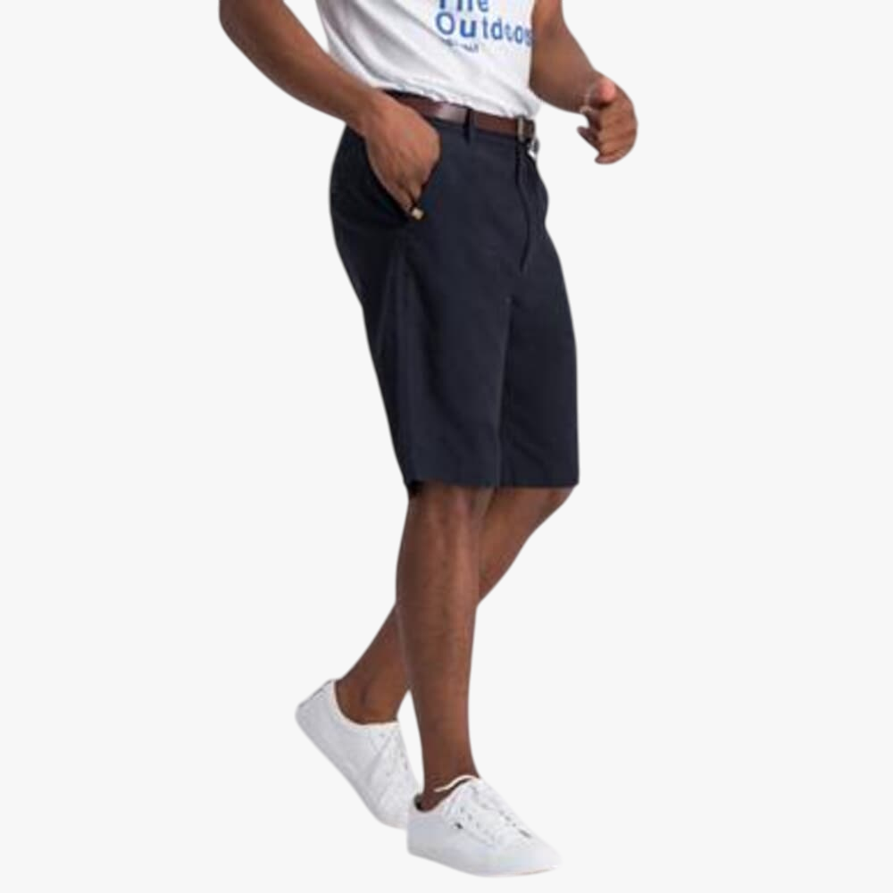 Jeep Mens 26Cm Fixed Waist Chino Shorts Dark Springs