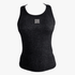 Sissy Boy Rib Knit Bling Logo Racer Vest Black Silver | Sissy Boy