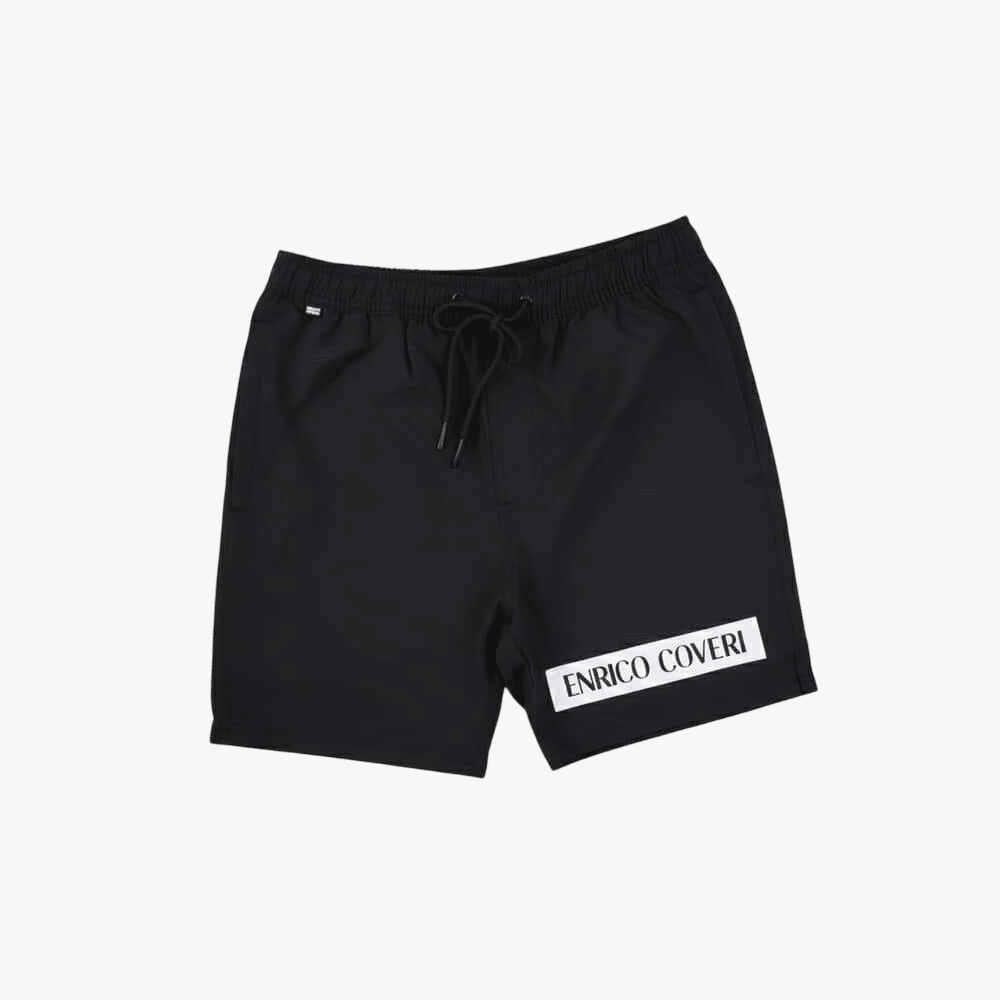 Enrico Coveri Mens Swim Shorts Black | Enrico Coveri