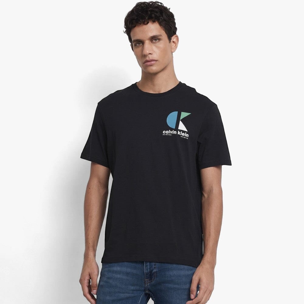 Calvin Klein Mens Logo Graphic Tee Black | Calvin Klein